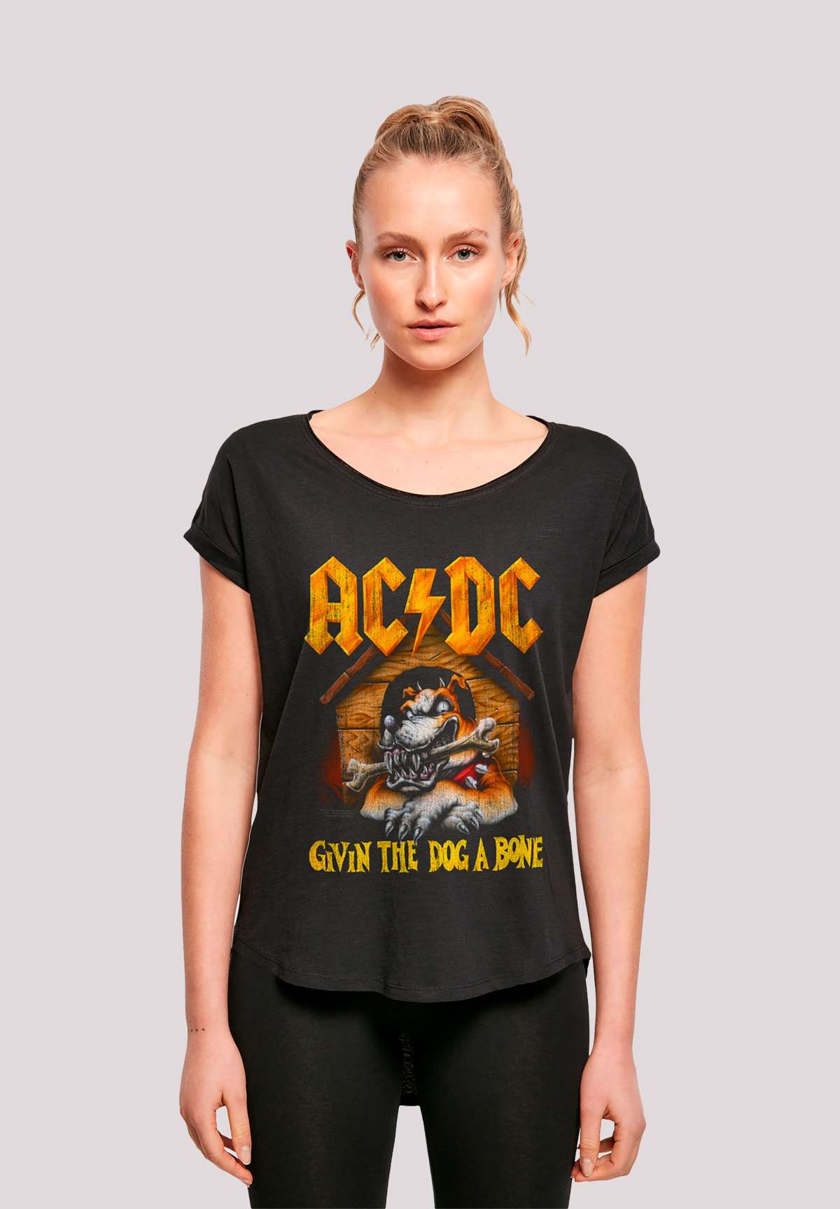 футболка »ACDC Givin The Dog A Bone Rock Metal Musik«