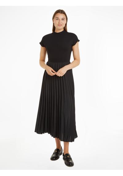 Платье из джерси с фирменной этикеткой 5X2 RIB MK-NK PLEAT MIDI DRS SS