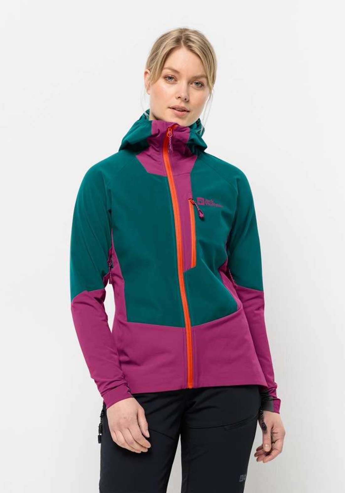 Куртка из софтшелла с капюшоном ALPSPITZE HOODY W