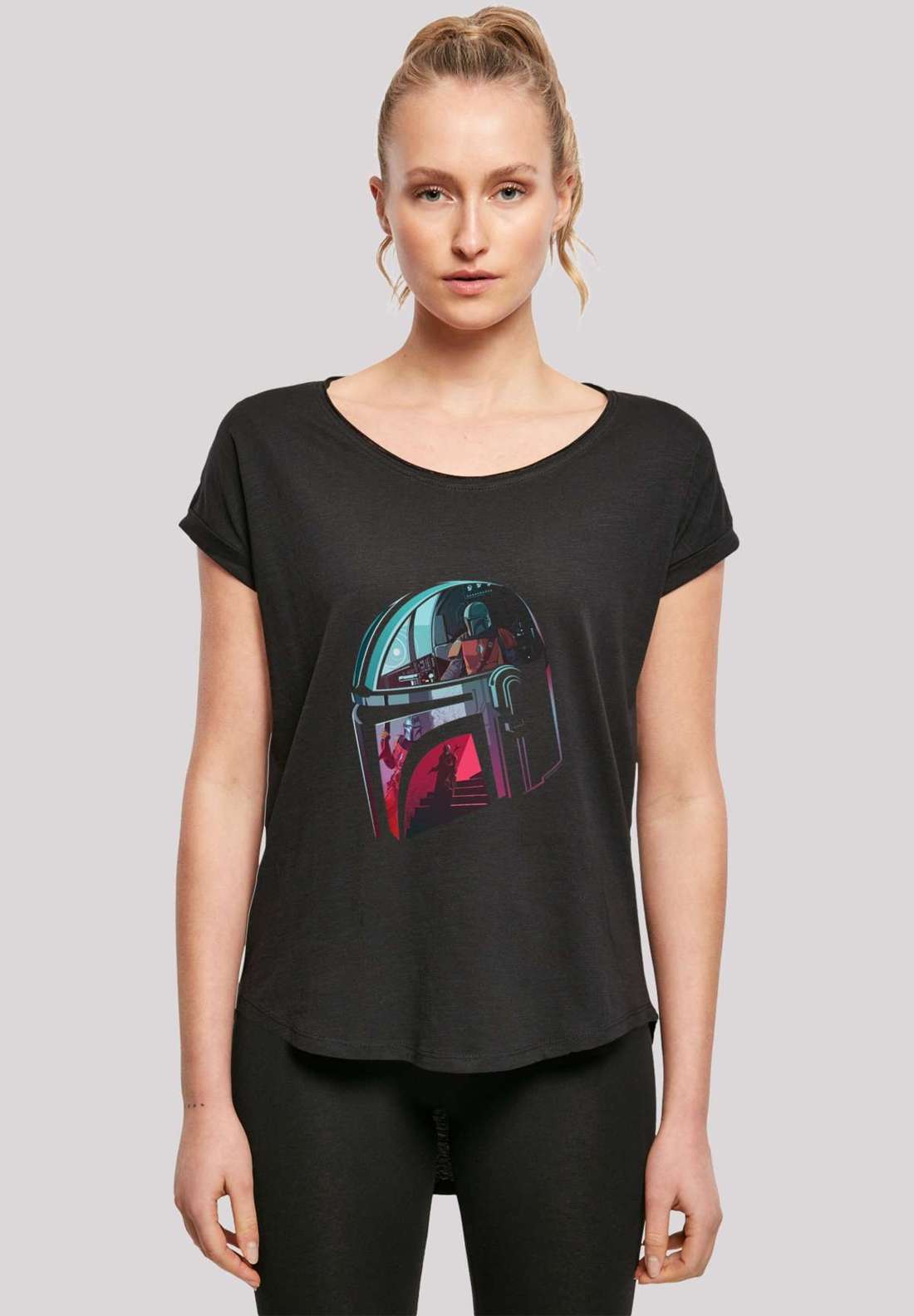 футболка Star Wars Mandalorian Mandalore Helmet Reflection