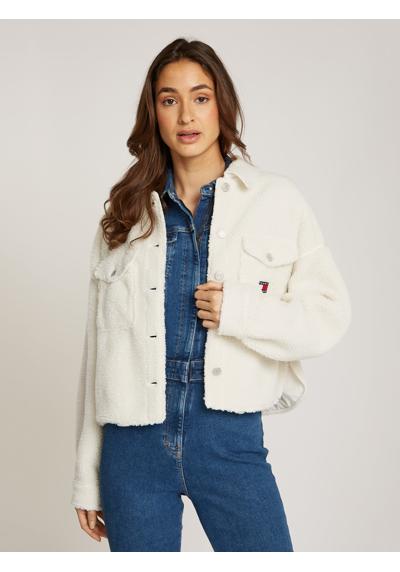 Уличная блузка с вышивкой логотипа TJW TEDDY BADGE OVERSHIRT EXT