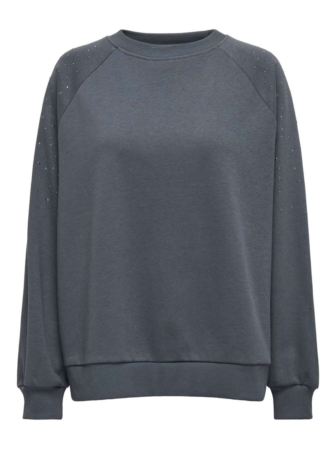 толстовка ONLKIARA L/S O-NECK OVERSIZE STUDS SWT