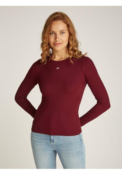 Рубашка с длинными рукавами и вышивкой логотипа »TJW SLIM ESSENTIAL RIB LS«