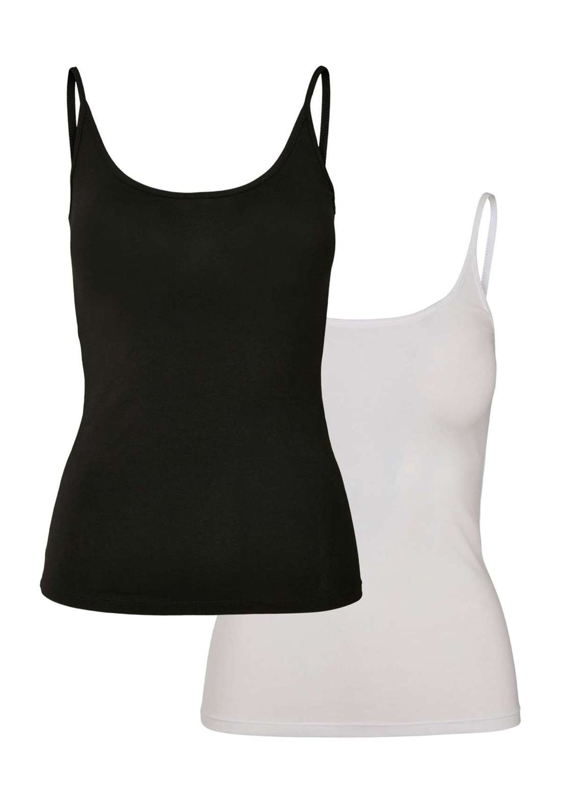 Мышечная рубашка Urban Classics Damen Ladies Basic Top 2-Pack