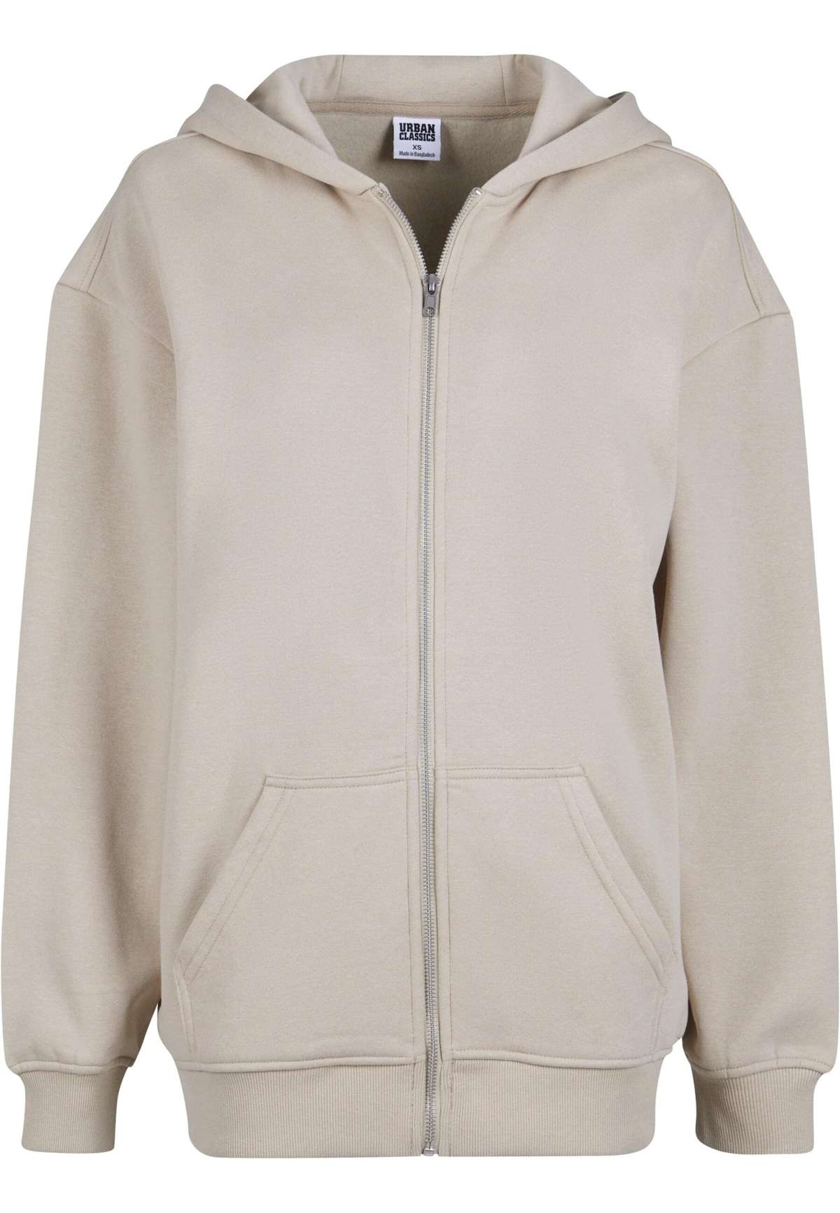 Толстовка Urban Classics Damen Ladies Oversized Zip Hoody