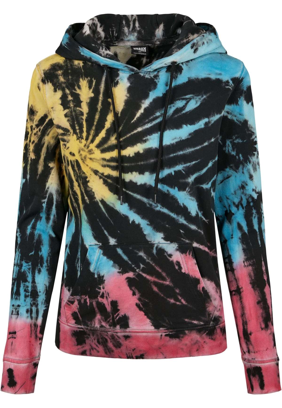 Толстовка с капюшоном »Urban Classics Damen Ladies Tie Dye Hoody«