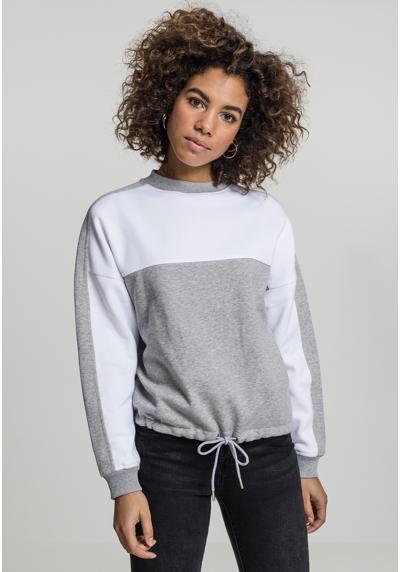 толстовка Urban Classics Damen Ladies Oversize 2-Tone Stripe Crew