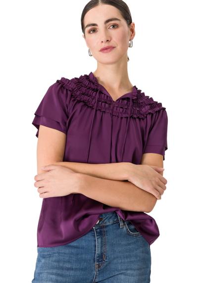 Классическая блузка zero Bluse mit Rüschen