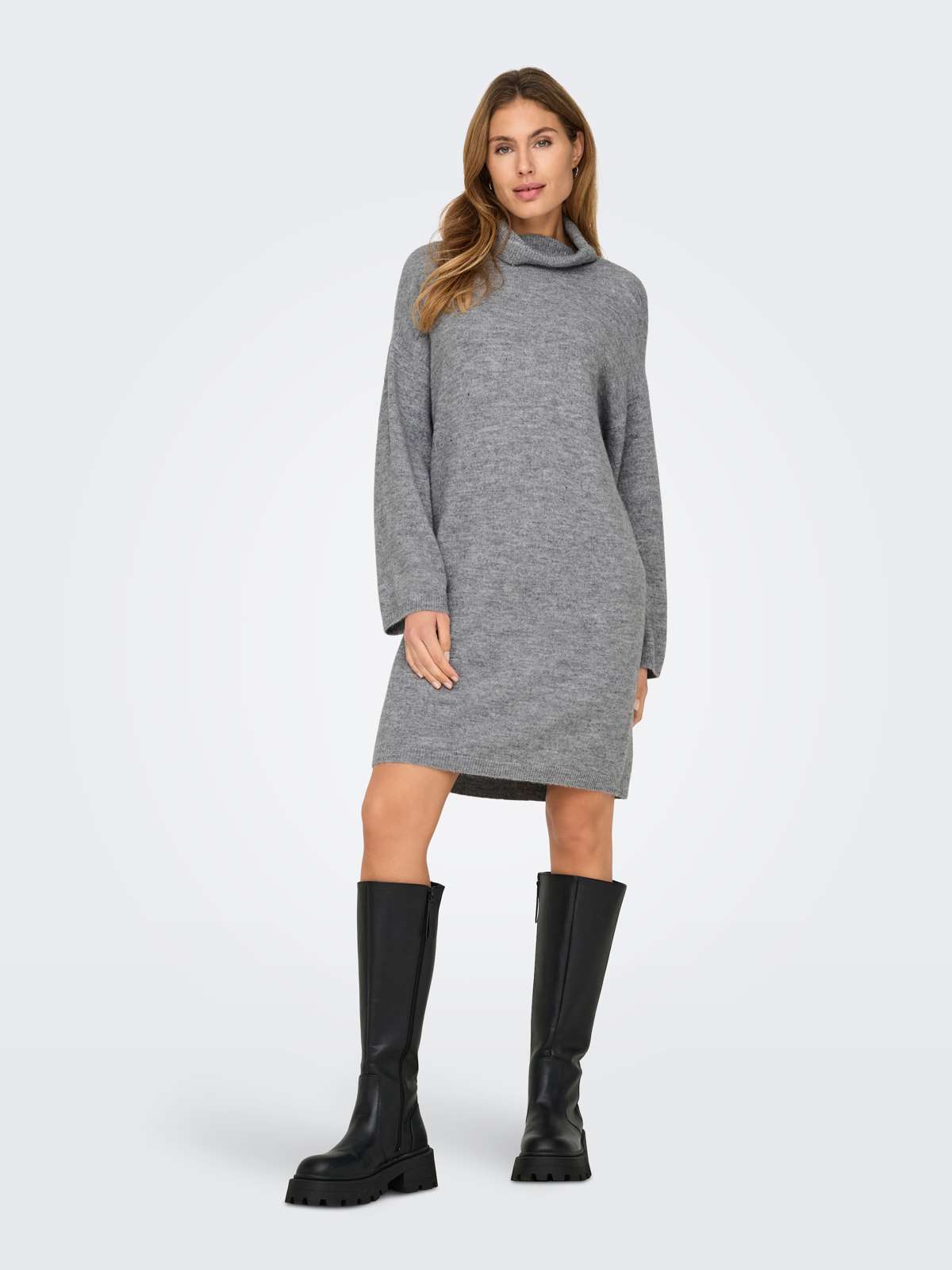 Трикотажное платье »ONLTALIO LS STRIPE ROLLNECK DRESS BF KNT«