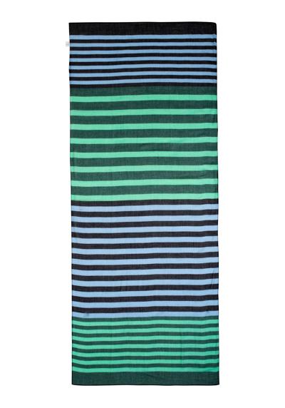 Модный шарф с контрастными полосками, ок. 70х160 см.