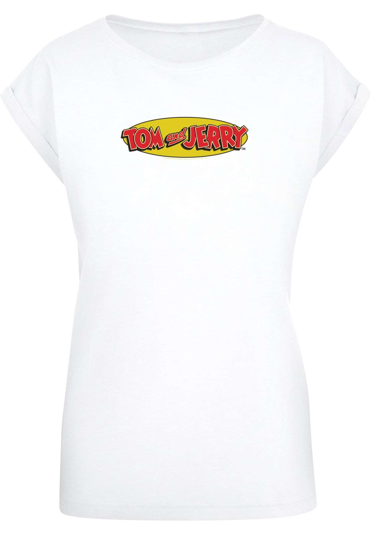 футболка »Damen Ladies Tom and Jerry - Inline Logo T-Shirt«