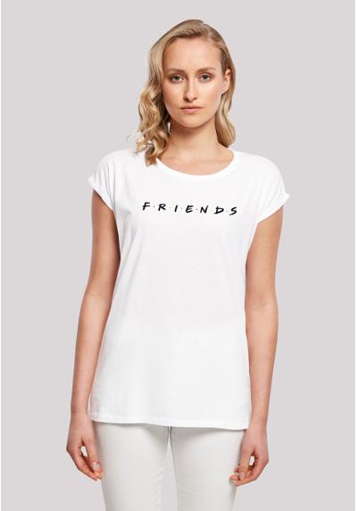футболка `FRIENDS TV Serie Text Logo WHT`