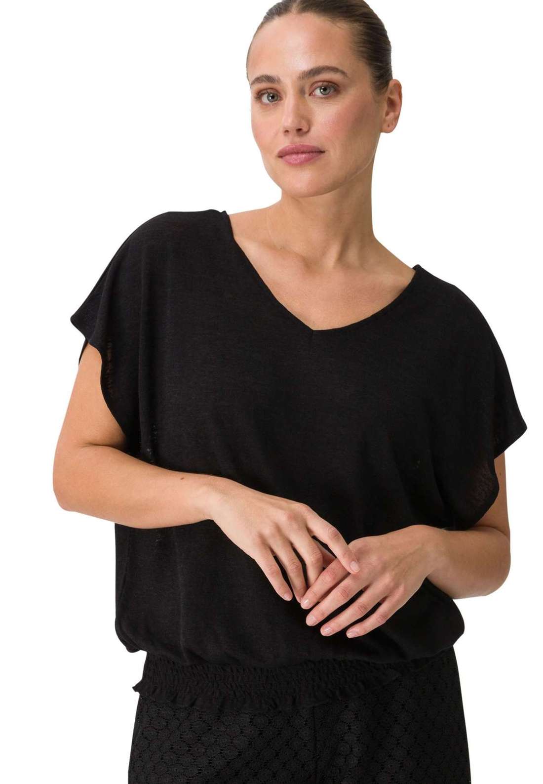 футболка zero Shirt mit Rückenausschnitt