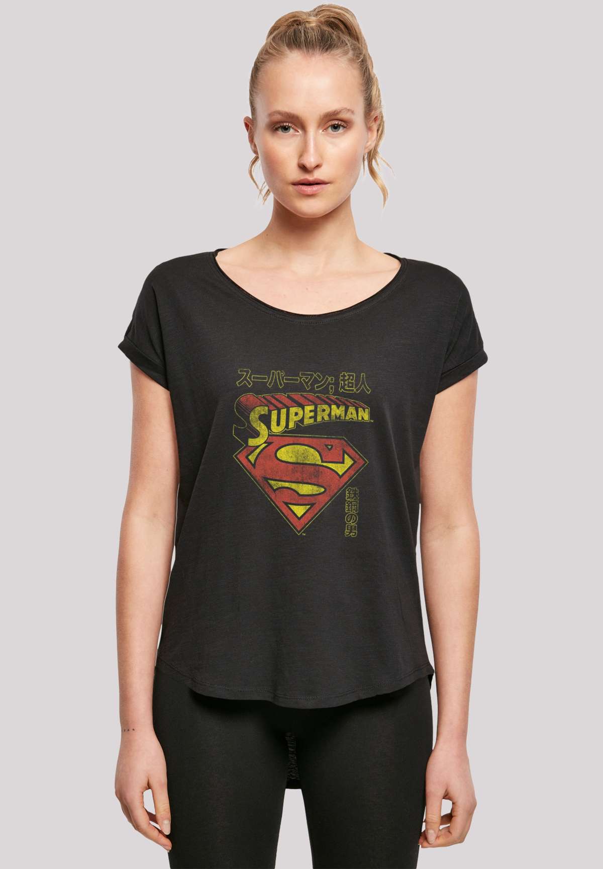 футболка »Long Cut T-Shirt DC Comics Superman Shield«