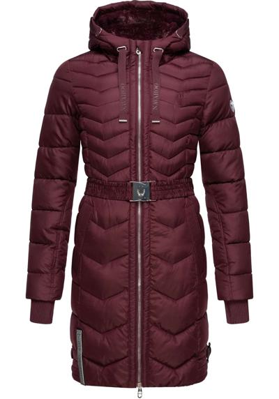 Стеганое пальто, стильное зимнее пальто с шикарными деталями.