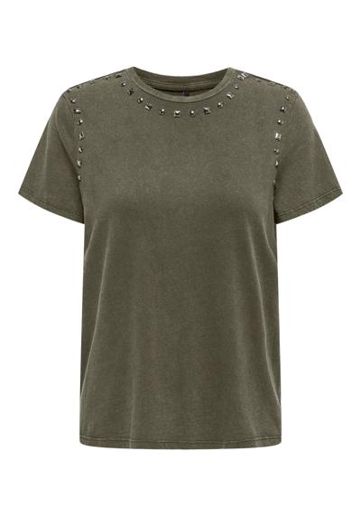 Рубашка с коротким рукавом ONLLUCY S/S STUDS TOP BOX JRS