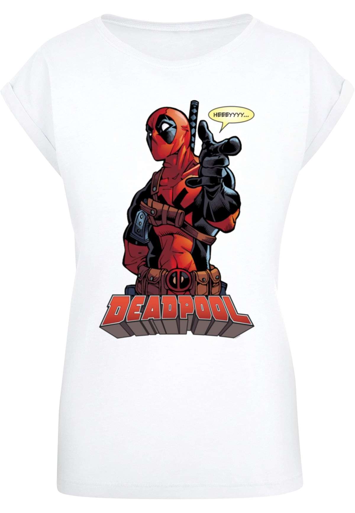 футболка »Damen Ladies Deadpool - Hey You T-Shirt«