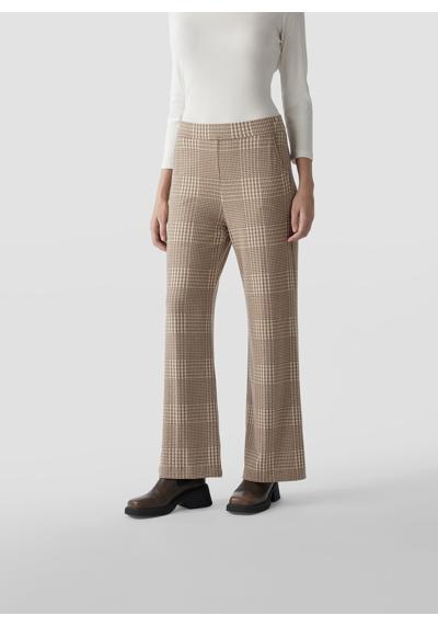 Брюки из джерси Glencheck-Hose für klassischen Look mit modernem Komfort