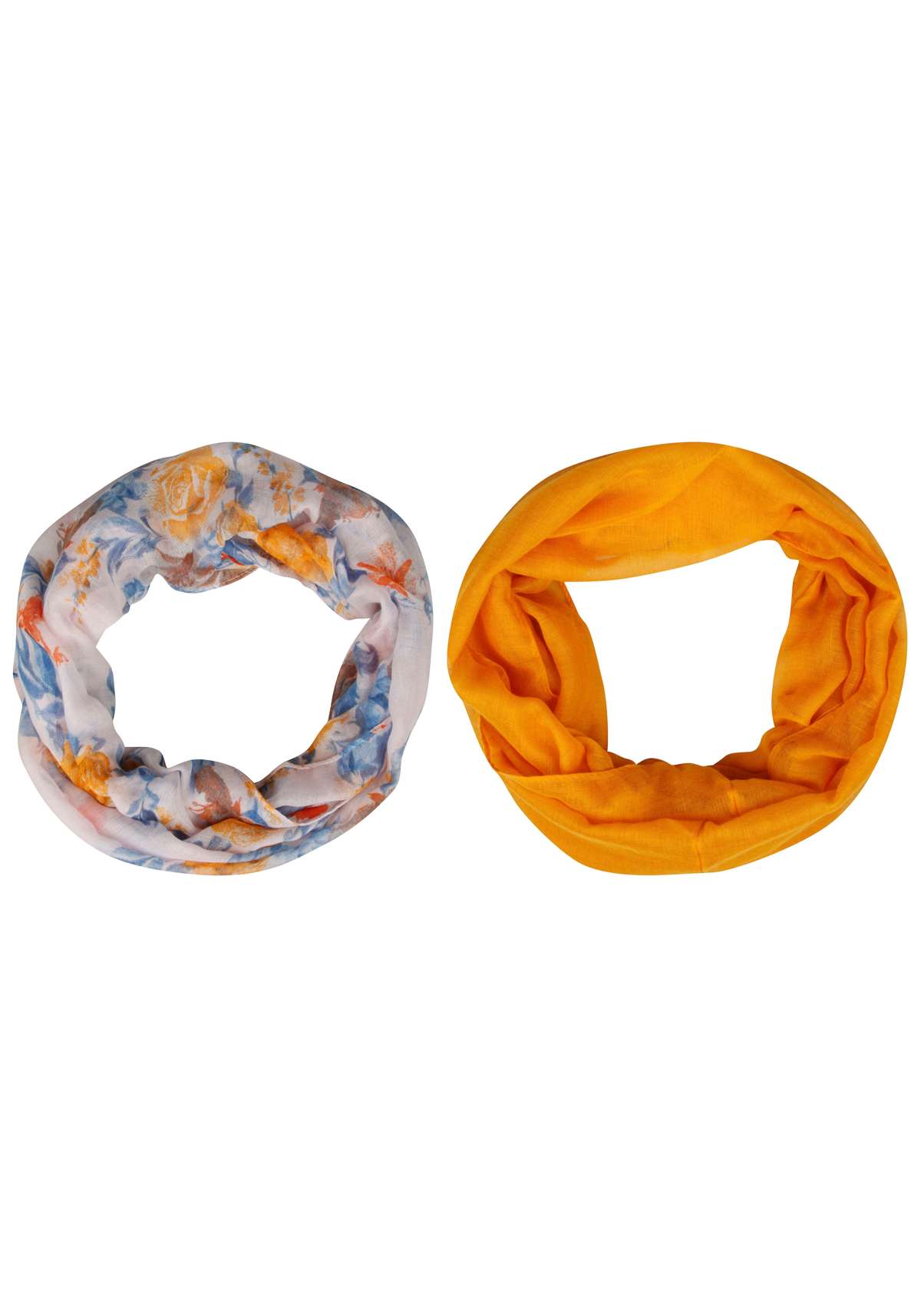 Петля, (комплект, 2 шт.), комплект из 2-х круглых шарфов