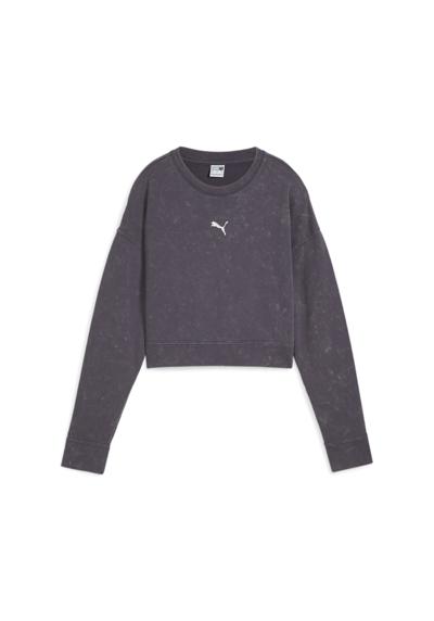толстовка DARE TO Relaxed Fit Pullover mit Waschung und Rundhalsausschnitt