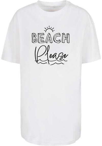 футболка Damen Ladies Beach Please Oversized Boyfriend Tee