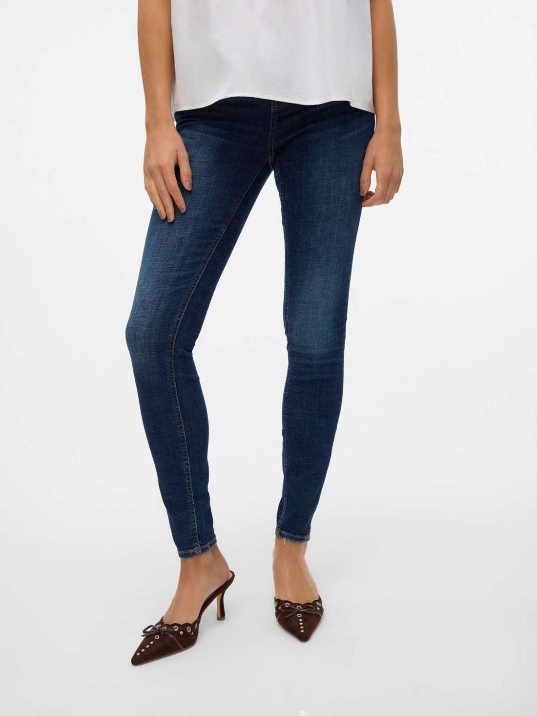 Джинсы скинни VMFLASH MR SKINNY JEANS LI3303 GA NOOS