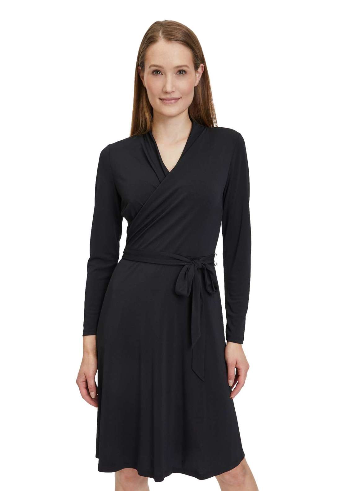 Платье из джерси Jerseykleid mit Gürtel