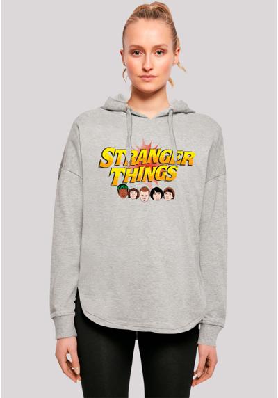 Толстовка с капюшоном Stranger Things Comic Heads Netflix TV Series
