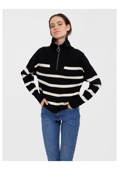 Тройер VMSABA STRIPE LS HIGHNECK BLOUSE GA NOOS