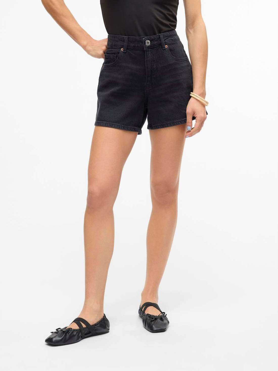 Джинсовые шорты VMTESS MR SHORT DNM SHORTS MIX GA NOOS