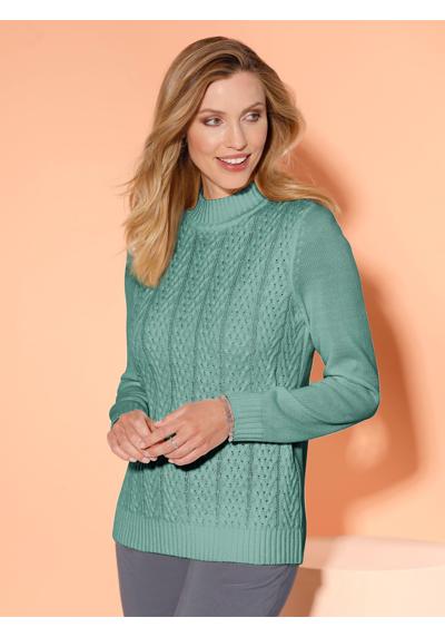 Свитер с воротником-стойкой Pullover