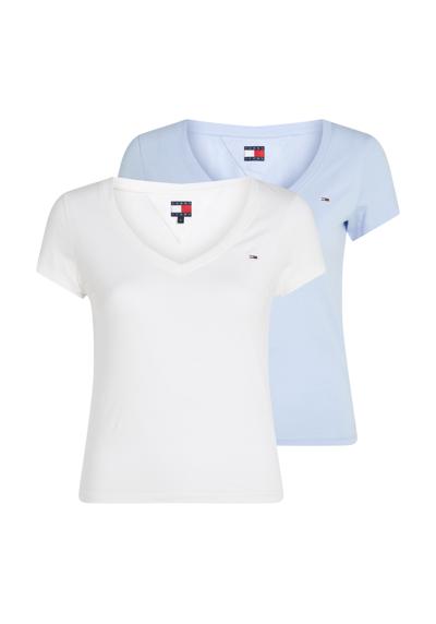 Футболка с вышивкой логотипа TJW 2PACK V-NECK TEE