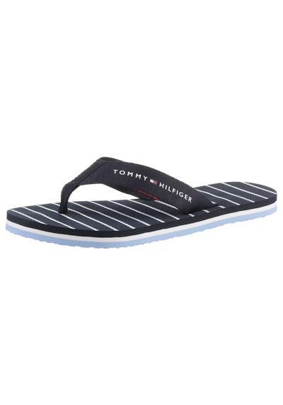 Разделитель пальцев с полосатой стелькой.»TOMMY ESSENTIAL ROPE SANDAL«