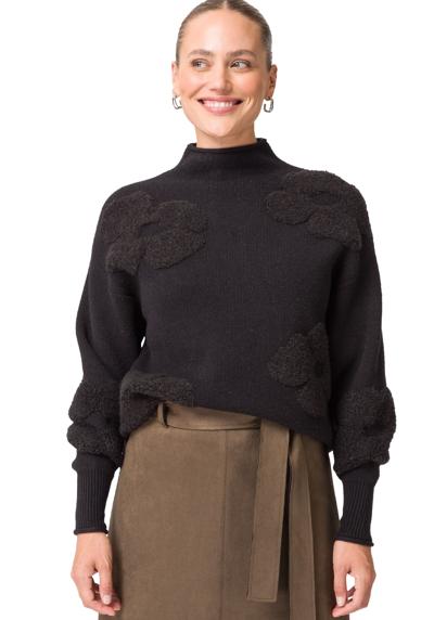 Вязаный свитер zero Pullover florales Strukturmuster