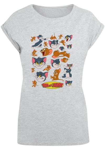 футболка Damen Ladies Tom and Jerry - Many Faces T-Shirt