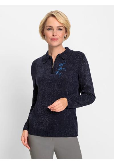 Свитер с воротником-поло Pullover
