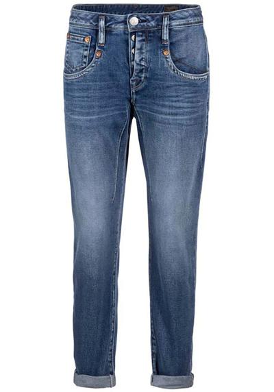 Джинсы 7/8 с планкой на полупотайные пуговицы. Shyra Cropped Denim Comfort