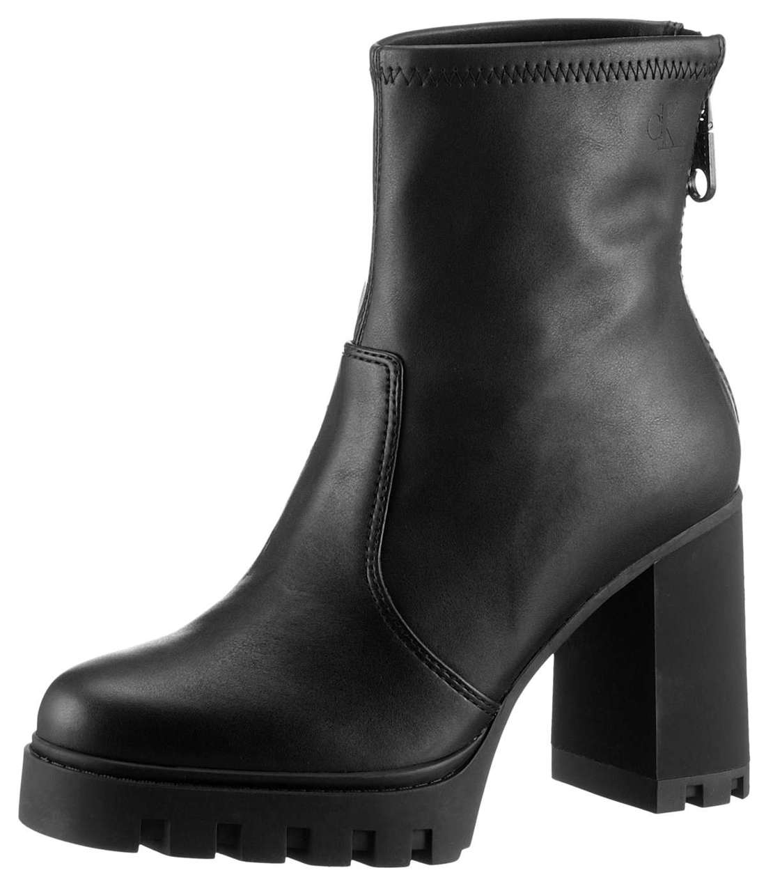 Ботильоны на высоком каблуке HEEL PLATFORM ZIP BOOT MG NAPPA