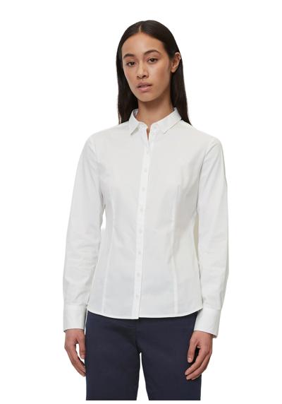 Блузка с длинными рукавами in Stretch-Popeline-Qualität