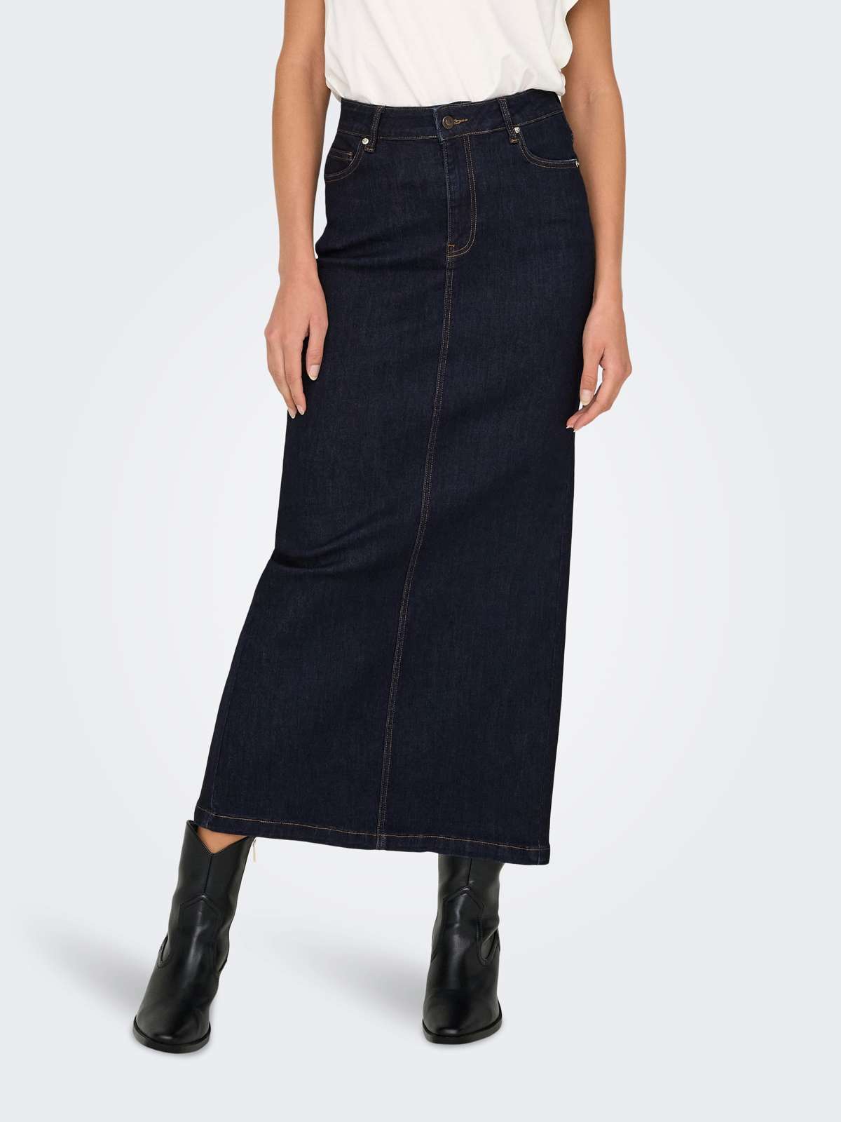 Джинсовая юбка »ONLWALO MW SLIT DNM MAXI SKIRT GUA«