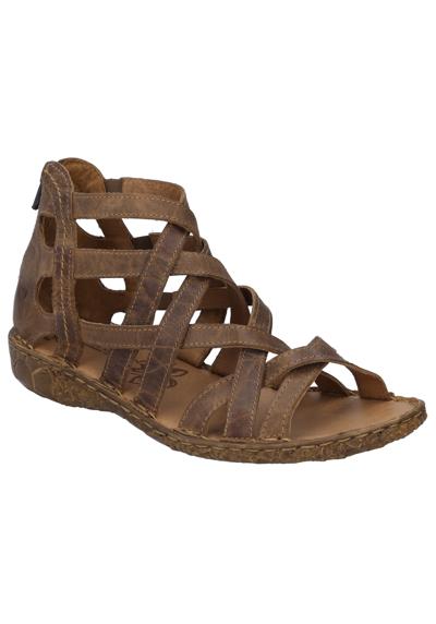 Римские сандалии, летние туфли, босоножки, танкетка, с молнией на пятке.