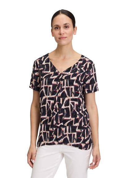 Блузка без шнуровки Betty & Co Schlupfbluse mit Print