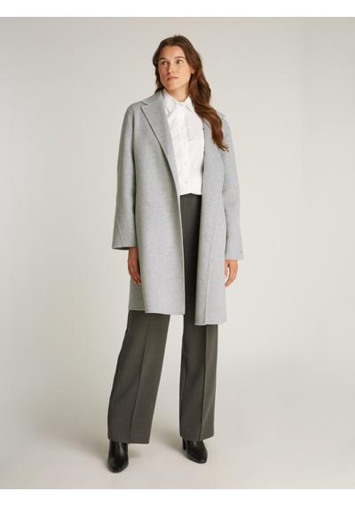 Короткое пальто с поясом REG DF WOOL BELTED COAT