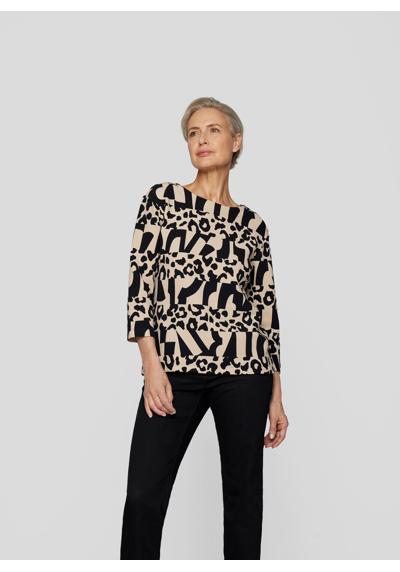 толстовка RABE Stylisches Sweatshirt mit modernem Mustermix