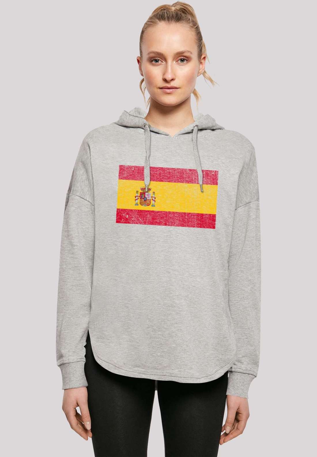 Толстовка с капюшоном Spain Spanien Flagge distressed