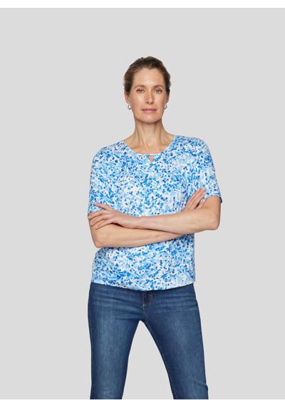 Рубашка с принтом T-Shirt mit Tupfenmusterung