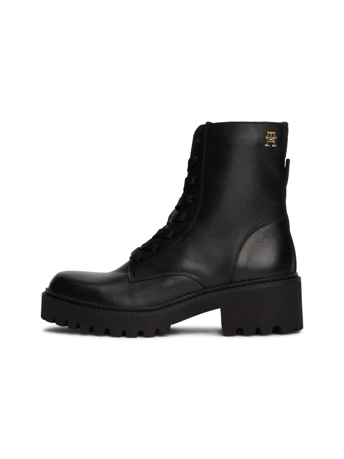 Ботильоны на шнуровке CHIC MID HEEL LEATHER LACE-UP