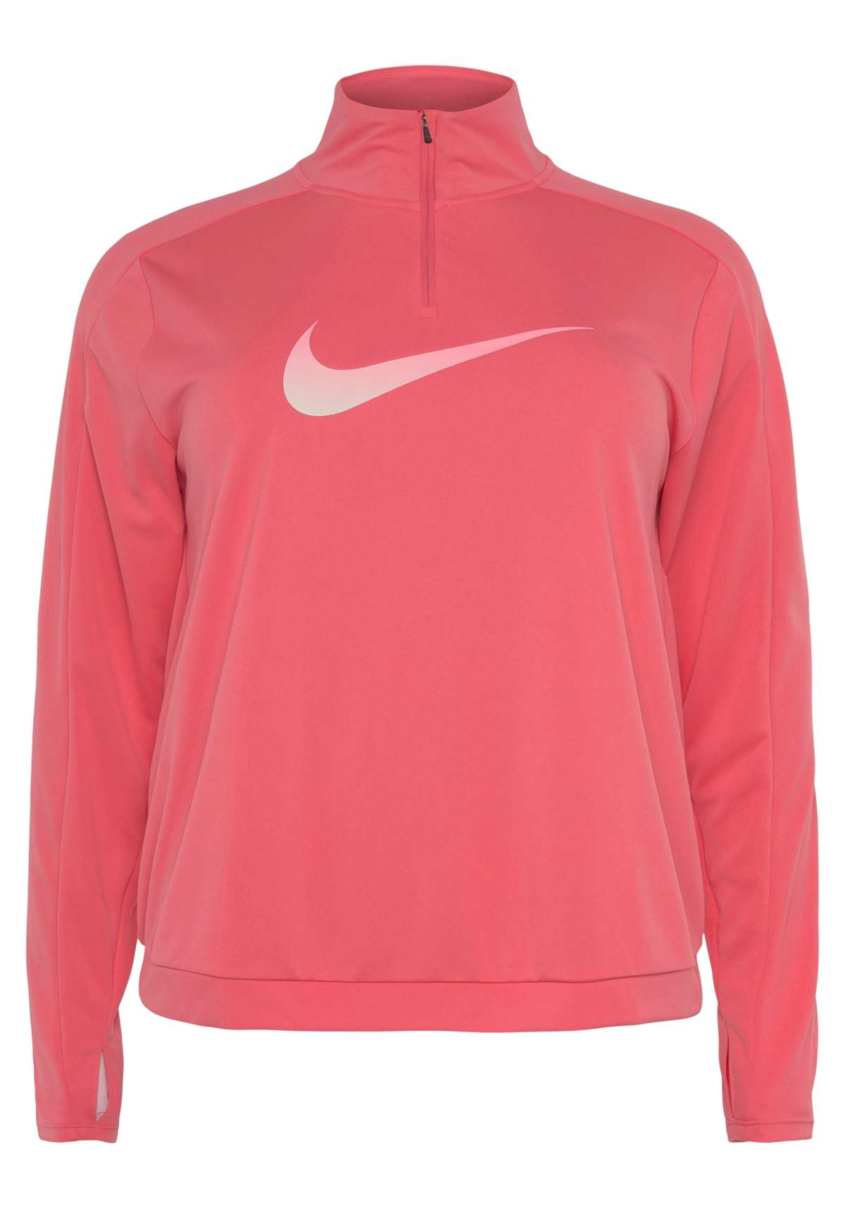 Беговая рубашка Dri-FIT Swoosh Women`s Half-Zip Long Sleeve Top (Plus)