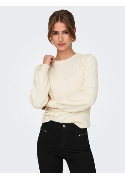 Свитер с круглым вырезом ONLKATIA LS STRUCTURE PUFF O-NECK CC KNT