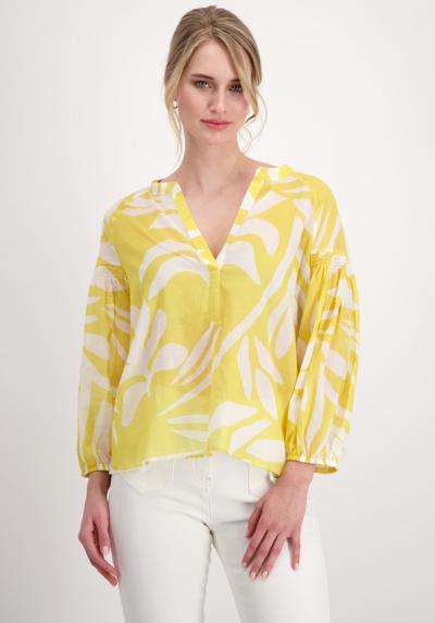 Блуза-слип с тропическим принтом